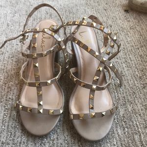Rock stud sandals